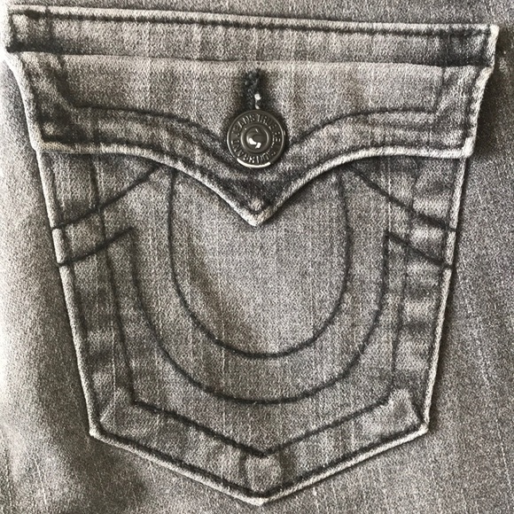 True Religion light grey straight legged - Picture 2 of 6